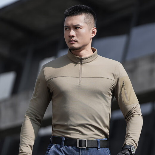 Longya Zhang Yi's same model, the second generation Longya Defender lightweight stand-up collar fleece sweater warm outdoor tactical jacket crocodile color M 175/96A 133-156Jin Jin is equal to 0.5 kg