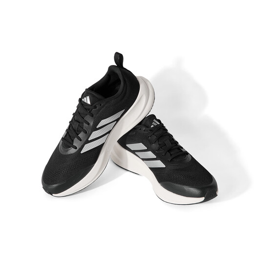 Adidas men's running shoes autumn and winter outdoor casual non-slip sports shoes No. 1 black/bright white/dark heather gray 42