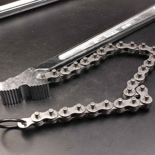 Shidabao chain wrench 97451 filter oil grid wrench 97452 universal pipe nut disassembly and assembly pliers Weida 24 inch-chain wrench