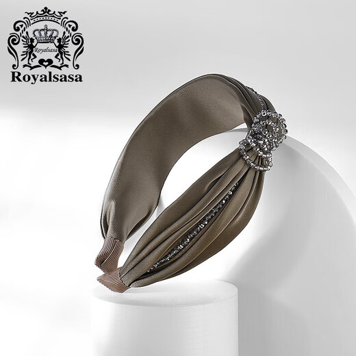 Royal sasa royal salsa headband luxury and exquisite bow hairpin wide-brimmed headband light luxury versatile outdoor hair accessories for women