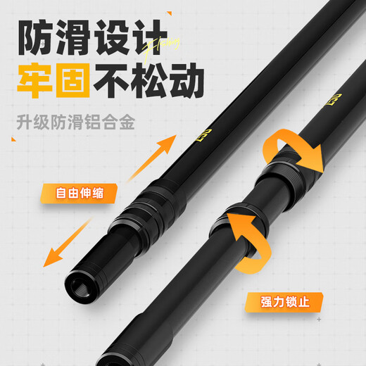 JIADIAONI Fu Mo Comprehensive Version Single Pole Carbon Light Hard Full Set Telescopic and Positionable Donglai Dawu Net Copy Rod Fishing Gear Net Head 3.0m 0cm Fu Mo Comprehensive Version Single Pole Without Net Head Carbon Copy Net