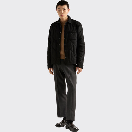 PRADA/Prada gift men's cashmere blend shirt black M