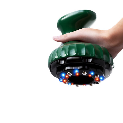 KONKA Meridian Brush Smart Scraping Instrument Massage Negative Pressure Vacuum Instrument Scraping Board Bianstone Electric Cupping Unblocking Flagship Power Storage Model Emerald Green 20 heads + 6 levels of heating + 6 levels of strength