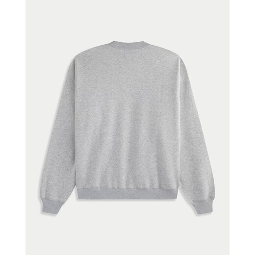 Abercrombie & Fitch Classic Little Elk Pattern American Warm Fleece Round Neck Sweatshirt 25 Autumn and Winter Men's 122-5535 Light Gray M (180/100A) The size is too large, it is recommended to size down