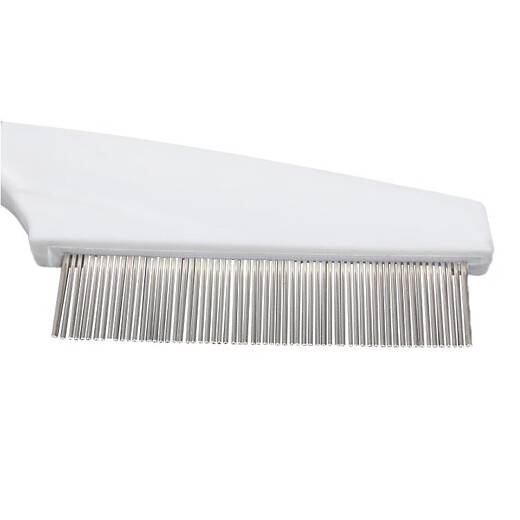 Fengxi cat flea comb cat fine tooth comb pet straight dog special steel comb to remove fleas comb long hair large fine tooth flea comb 1