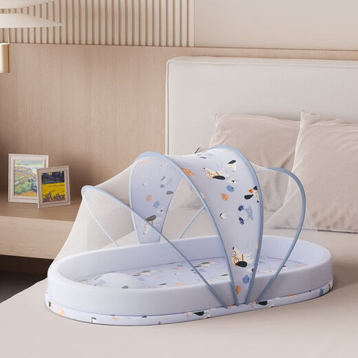 Portable bed-in-bed baby crib foldable newborn bed removable bionic bb bed anti-pressure puppy bachelor