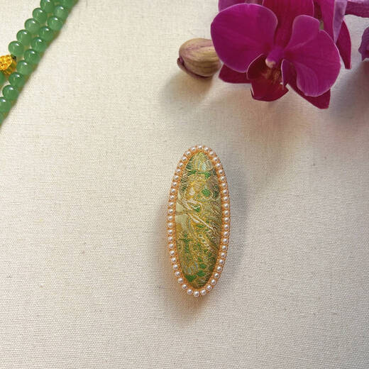 Yingtang Pre-sale New Chinese Style New Song Jin Purely Handmade Virgo Fairy Clip Hairpin Side Clip Headwear Earrings Little Swan Earrings