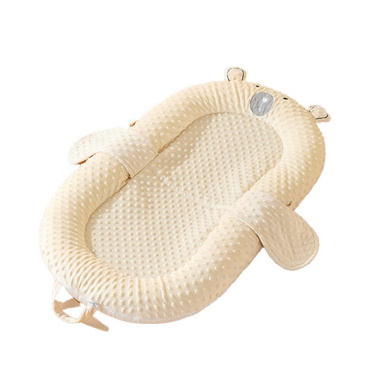 Baby bed in the crib, anti-vomiting, soothing uterine slope, newborn bionic bed, anti-jumping, removable crib, single bed (AB side soothing) - Mi Xiaoxiong, add a mat