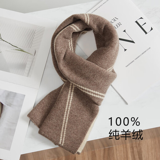 Ordos (ERDOS) PURS CASHICRE SCHALF für Männer und Frauen im Winter warm doppelseitig dicke Schal, um anderen Geschenke zu geben. Grau