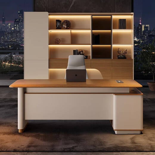 AURORA desk boss desk and chair combination simple modern light luxury office manager supervisor desk office furniture executive desk 1.8 meters boss desk