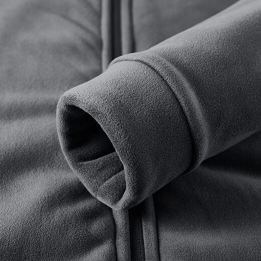 TOMMYBULL American Tommy Tommy Autumn and Winter New Fleece Stand Collar Jacket Men's Thickened Austrian Velvet Warm Casual Jacket Khaki-2518B XL 130-145Jin Jin is equal to 0.5 kg