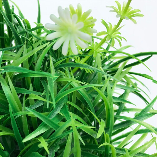 Duoxiu simulated plant wall, green plant wall background wall, green simulated plant mall advertising door head artificial decoration, encrypted seedling 30*30CM piece