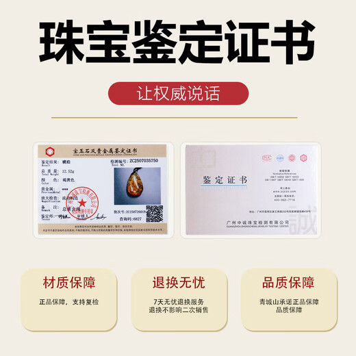 Qingcheng Mountain Natural Water Drop Flower Amber Pendant, Orphan, Same Style for Men and Women, Simple Autumn Necklace, Amber Pendant, Beeswax Gift, Flower Amber Water Drop Pendant, Orphan Product Has Expired