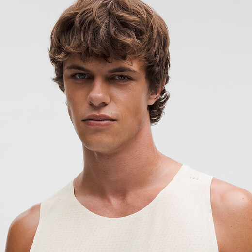 lululemon丨Fast and Free 男士运动背心 LM1423S 浅象牙白 XL