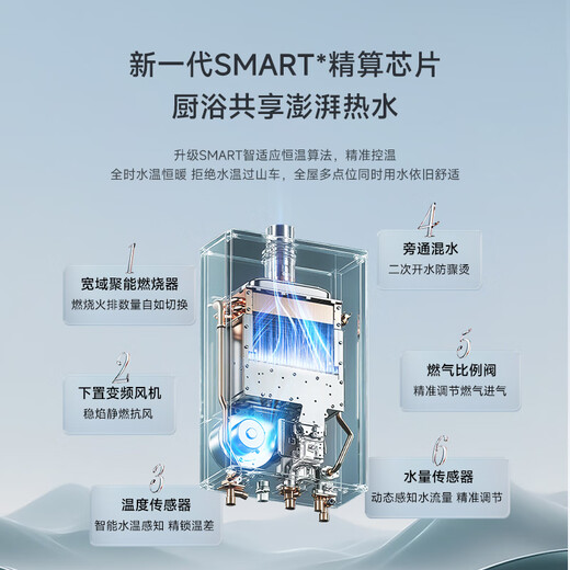 Rinnai Master Series 16L Gas Water Heater Household Water Servo Constant Temperature Water Heater Six-Drive Constant Temperature 0.5 Temperature Adjustment 16GD73 (JSQ31-GD73)