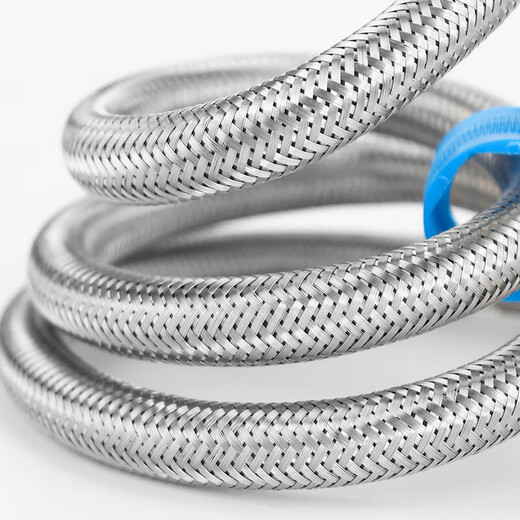 Hasdick 304 stainless steel braided pipe metal connecting water pipe 4 minutes 2m (with wrench) HK-5114