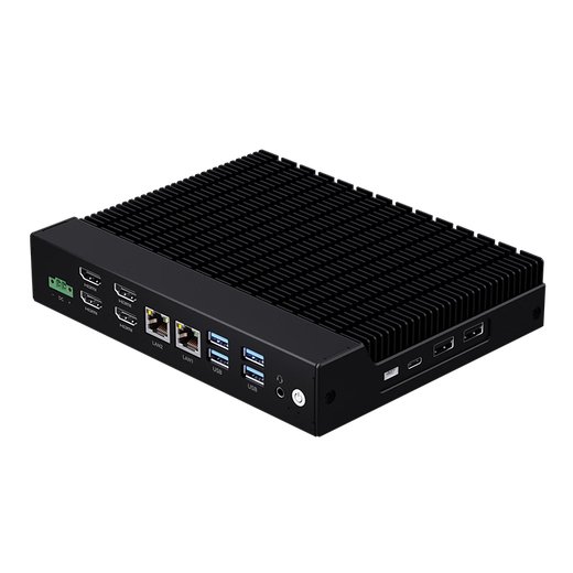 研勤工控超薄工控机高性能Ultra5工控主机双网双串4HDMI高清显示无风扇迷你工控机 Ultra5-125U Ultra5 125U/16G内存/512G固态