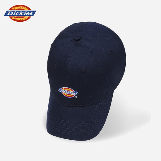 Dickies baseball caps for men and women, all-season breathable sunshade, outdoor sun protection, casual retro soft top, small duck tongue hat, navy blue - same style for men and women, one size fits all (adjustable, suitable for head circumference 55-61cm)