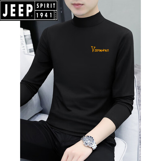 Jeep Spirit Pure Cotton Halfleneck Base Roote Men's Men's Longleaded Fet Fut Fit Solid Color Средние воротнички и осенний футболка для мужчин-нижней бешени за пределами осенней одежды LH-IPC6187 СЕРЕ СЕРЫЙ М [Предлагается 100-115JIN [Джин равняется 0,5 кг]]]