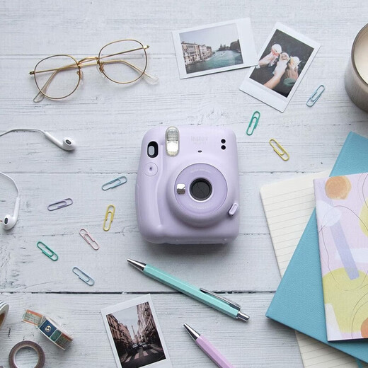 Fuji (FUJIFILM) Polaroid mini11 camera 7/9 upgraded photo paper one-time imaging photo birthday gift Mini11 clear sky blue