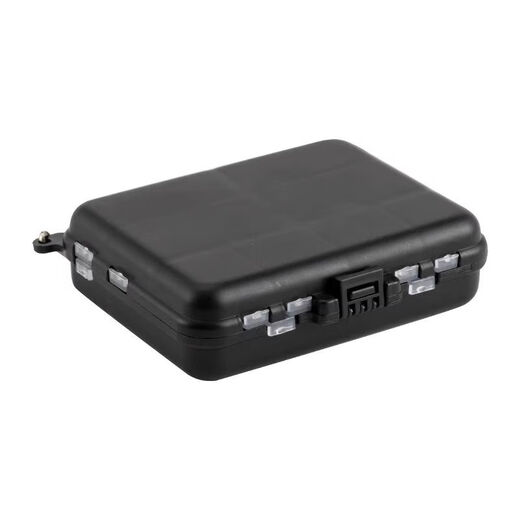 Lure small accessories box micro-object fish hook pin storage box portable double-layer mini fake bait sequin small box fishing gear fake bait storage box-9 grid box-total 1