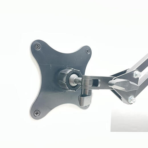 Dingdingxiang 18-inch portable display universal robotic arm bracket vesa extended horizontal and vertical secondary screen clip desktop metal elevated stand black universal cantilever + 5.8-8.8cm mobile phone clip