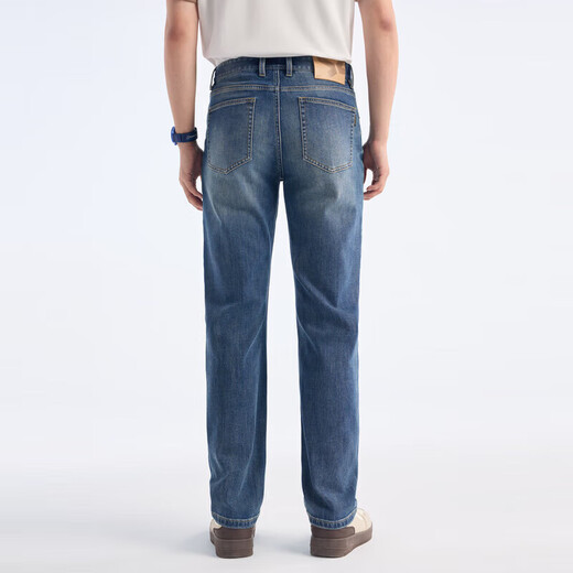 Jiumuwang Herrenhose Jeans Herren Air Denim Basic Version Herbst Oberkörper Bequeme elastische atmungsaktive Hose Herren