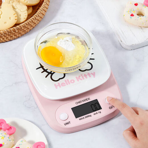 Xuechu electronic scale scale food small baking tool KITTY cat genuine kitchen scale electronic scale KT7128