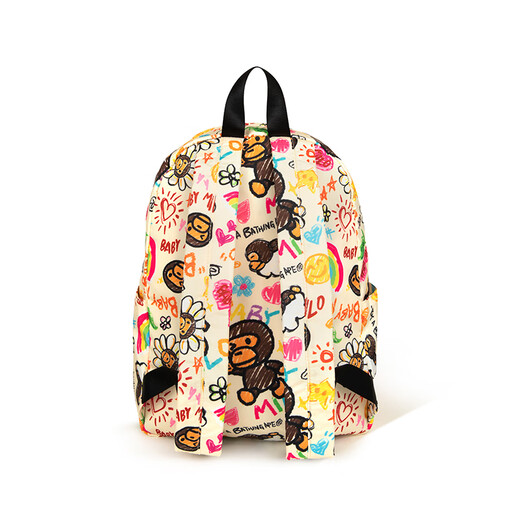 Baby Milo Store Frauen Herbst und Winter Cartoon Monkey Muster Rucksack 4274xxp Blue Bla