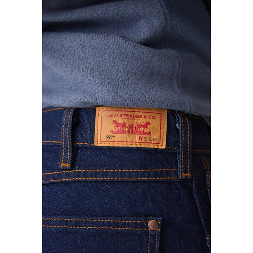 Levi's Levi's 25th Autumn and Winter New Men's American Retro Clean Fit557 Straight Jeans Dark Blue 31 (32)