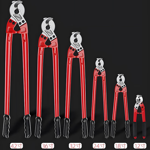Xiaoxiao (SHALL) cable scissors, wire cutters, crescent scissors, industrial heavy-duty Japanese-style cable pliers, copper-aluminum core cable cutting, eagle-beak quick cutter, 12-inch heavy-duty cable cutter, copper-aluminum core