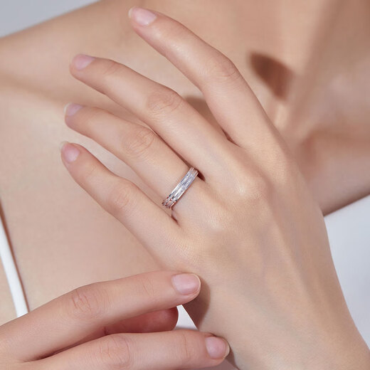 Meluxe PT950 platinum ring for men and women, platinum couple ring, nail polished shiny wedding ring, birthday gift, size 15, about 4.91g