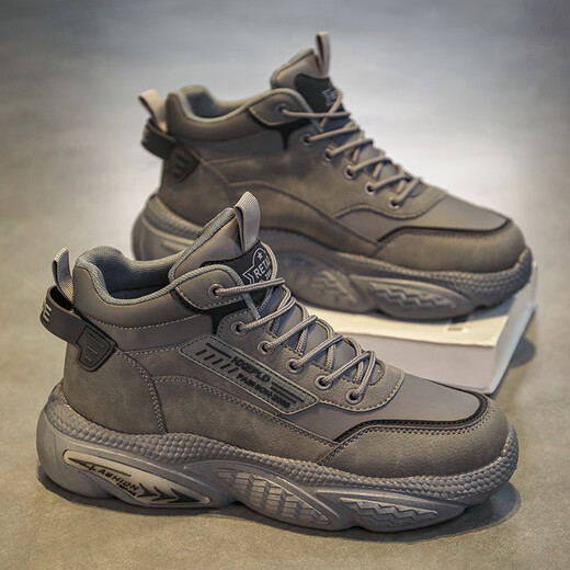 Woodpecker Martin Stiefel Herrenschuhe 2025 Winter neue Retro britische Outdoor-verschleißfeste Arbeitsarbeitsversicherung High-Top-Sport-Papa-Schuhe Khaki 43