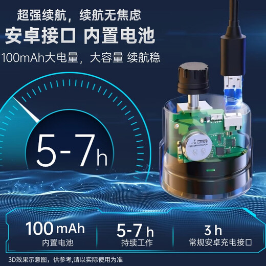 Honggong Water Leakage Detector Sounder Pipe Concealed Pipe Water Leakage Locator Listening Detector + Audio Field Strength Meter