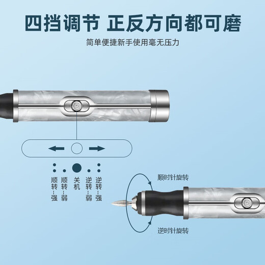 Makeup Deer Gray Nail Grinder Electric Nail Grinder Remover Trimmer Remove Dead Skin Nail File Gray Thick Nail Tool