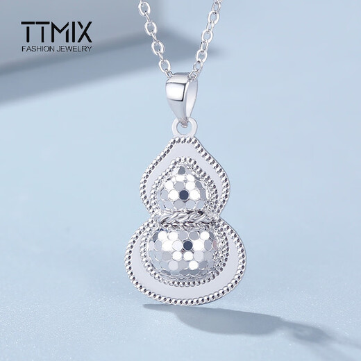 TTMIX new Chinese style gourd pendant pt950 platinum pendant women's fashion honeycomb platinum pendant birthday gift 2.9-3.1g