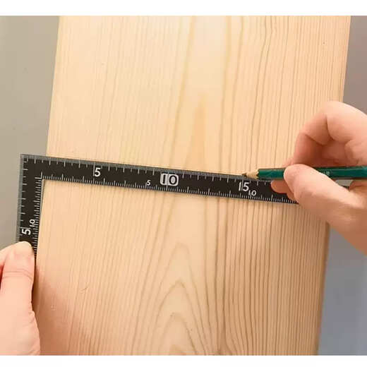 Yonghuan Japanische Affinität Shinwa Small Curve Lurer High Precision Edelstahl Mini Winkel Lineal Vorder- und Rückseite des Drei-Zoll-Mage-Magers 10x5cm12101