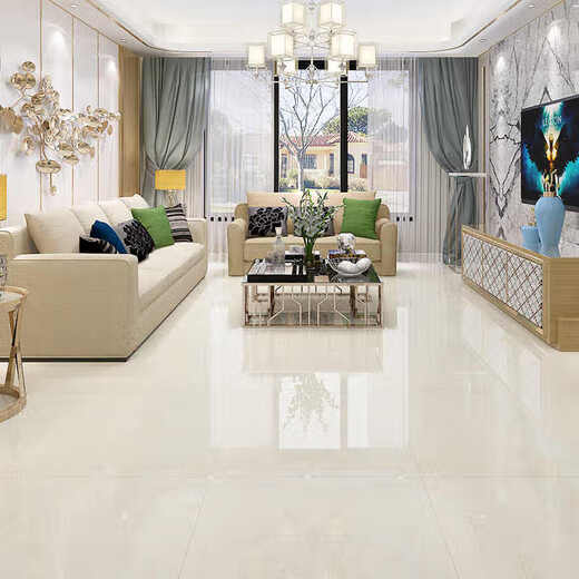 Guangdong Foshan ceramic tiles 800x800 polished tiles living room home decoration floor tiles 600x600 vitrified tiles anti-slip wall tiles yellow Pilates 600x600 not included - shipped - starting from 20 pieces