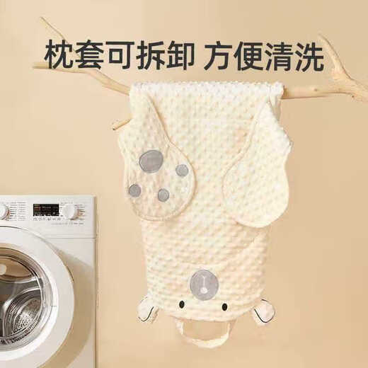 Baby bed in the crib, anti-vomiting, soothing uterine slope, newborn bionic bed, anti-jumping, removable crib, single bed (AB side soothing) - Mi Xiaoxiong, add a mat