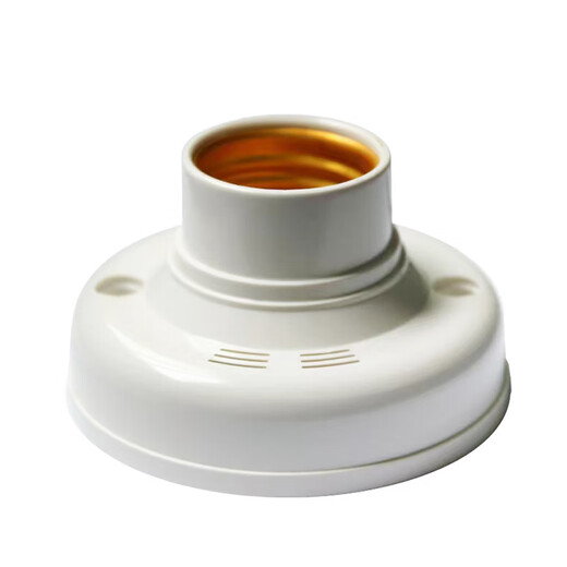 Gongtai sound and light control lamp holder lamp mouth E27 screw corridor induction energy-saving lamp holder switch round lamp holder GT-SK-E27