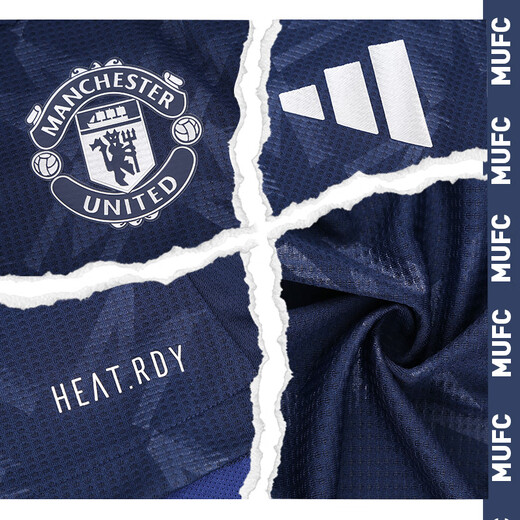 adidas Little Little Little Adidas Adidas 24/25 season Manchester United away player version jersey adult men IU1391 Deep Indigo IU1391 S 125-140Jin [Jin equals 0.5 kg]