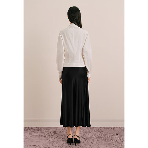 OBBLIGATO Origato summer Polo lapel design waist shirt suit off-white S