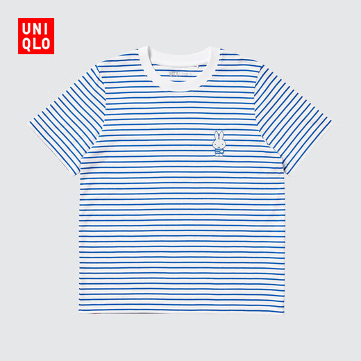 Uniqlo Women's Ut Miffy Printed Футболка с короткими рукавами Miffy 478980 65 Royal Blue M /160 /84A