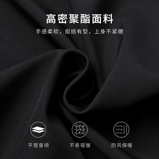 Woodpecker (TUCANO) jacket men's winter velvet thickened warm stand-up collar jacket men's middle-aged and elderly men's clothing gifts for dad during the holidays