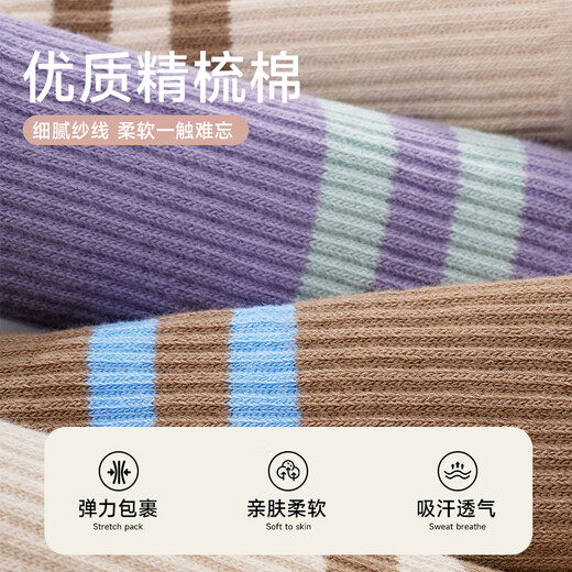 Skingcond yoga socks non-slip women's Pilates thickened sports fitness running skipping rope high school pressure non-slip socks 2 pairs of purple + purple one size