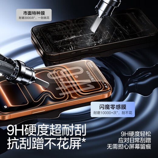 Flash Magic is suitable for Apple 17promax anti-peeping tempered film iphone17ProMax mobile phone film ultra-thin full-screen high-transparency no mesh anti-peeping anti-fingerprint dustproof protective film