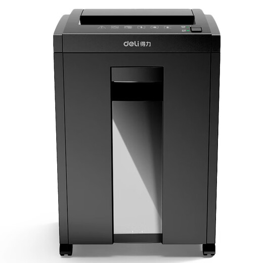 Deli Paper Shredder de 5 niveles Oficina Confidencial de papel especial Documento comercial Documento comercial Redder de alta potencia Redder de papel grande Grandeo 23L Belatina Gran Redigera Molino de papel doméstico 5 Hojas 30 minutos 14404 Negro aplastante de aplastamiento-20 litros Capacidad de litro
