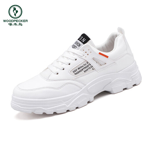 Woodpecker 2025 Automne Nouvelles chaussures de sport décontractées Chaussures masculines Chaussures Chaussures blanches chaussures de papa chaussures blanches chaussures blanches à la mode Hy1289 Beige 39
