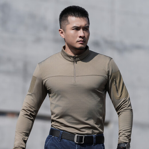Longya Zhang Yi's same model, the second generation Longya Defender lightweight stand-up collar fleece sweater warm outdoor tactical jacket crocodile color M 175/96A 133-156Jin Jin is equal to 0.5 kg