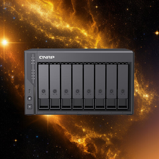 威联通（QNAP）Qu805企业级家庭存储 N355 16G内存48T容量网络存储NAS私有云 AI相册手机备份 文件数据备份服务器